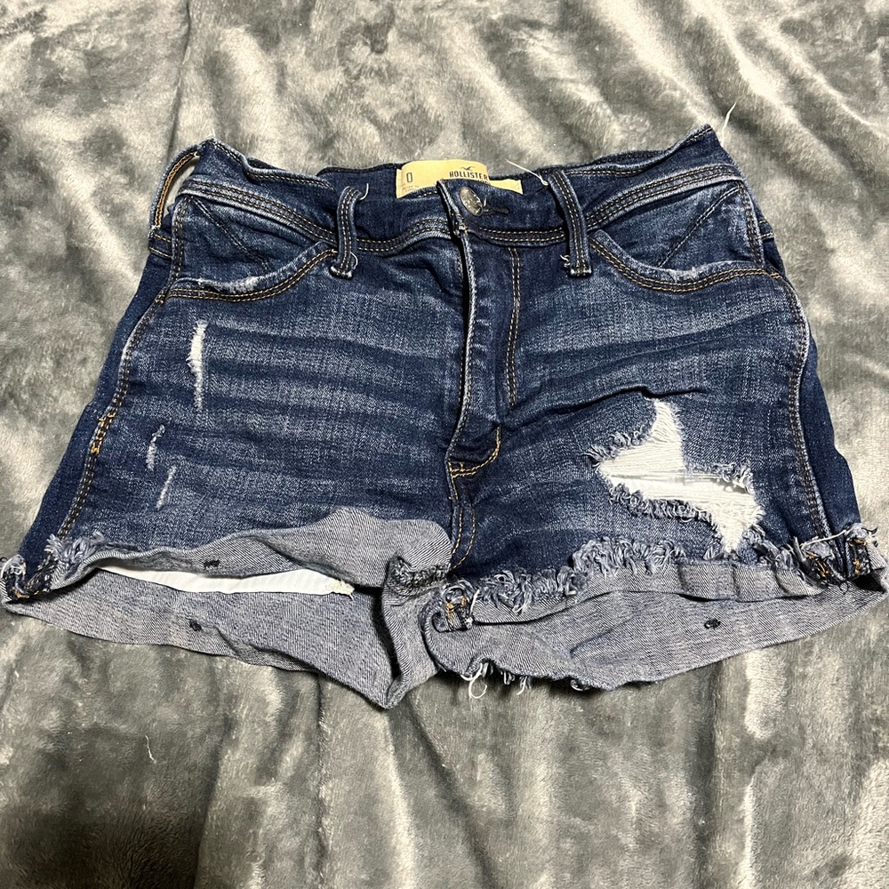 Hollister Ripped High Rise Shorts